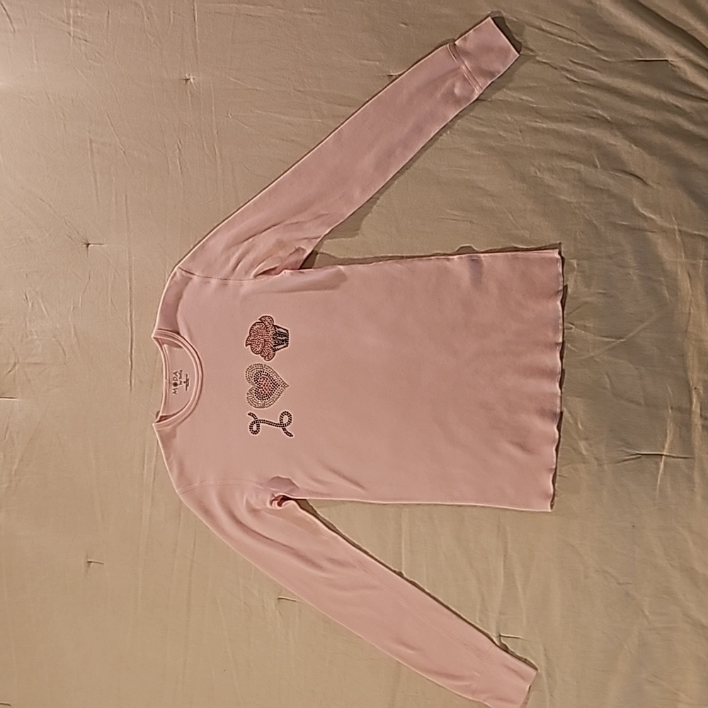 Woman's MODA by Sofia,medium long sleeve t-shirt, color pink